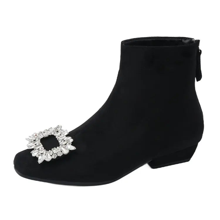 Women’s Square Toe Mid-Calf Boots