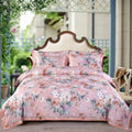  Vintage Chic Blooming Flowers Jacquard Bedding Set