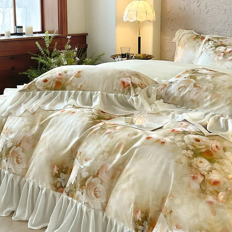 100% Cotton Brushed Hypoallergenic Elegant Bedding Set