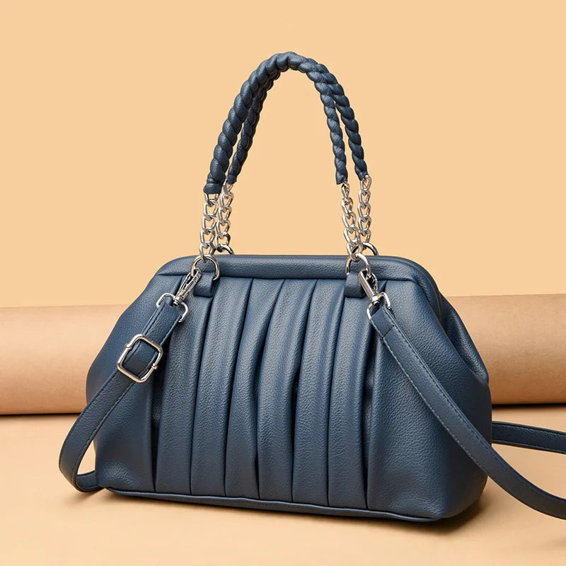Premium Large Leather Women’s Vintage Tote Bag