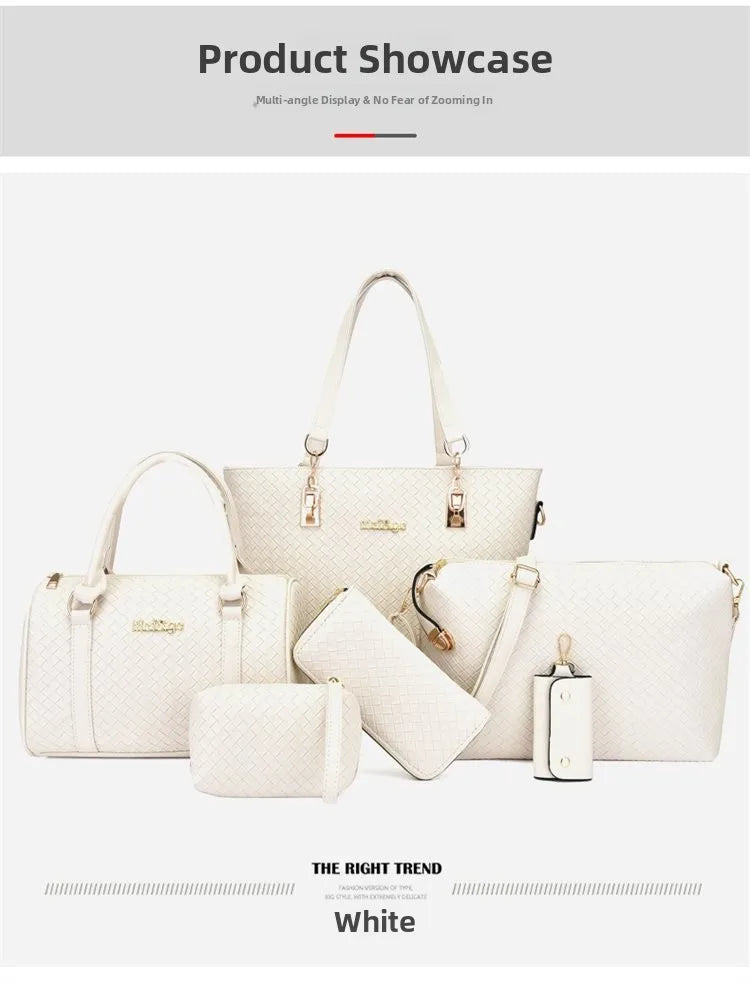 Fashion Urban Large 6-Piece Crossbody Handbag Set