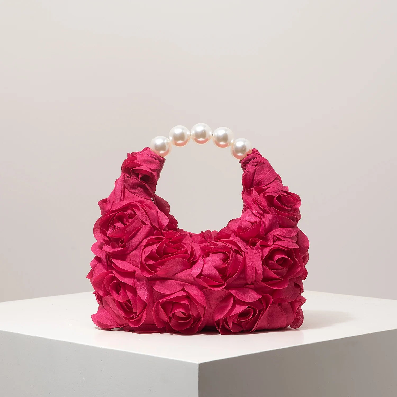 Floral Roses Clutch Evening Bag – Elegant Women’s Party Handbag