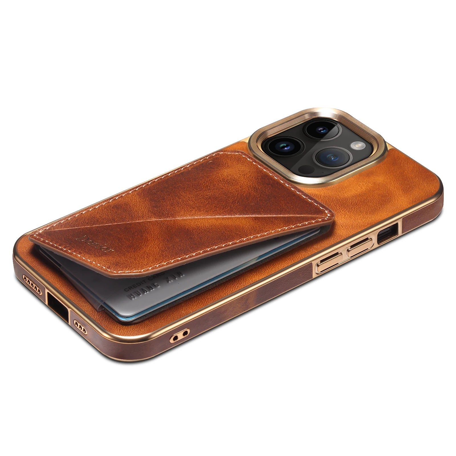 Denior iPhone Business Leather Case – Premium Protective Back Cover for iPhone