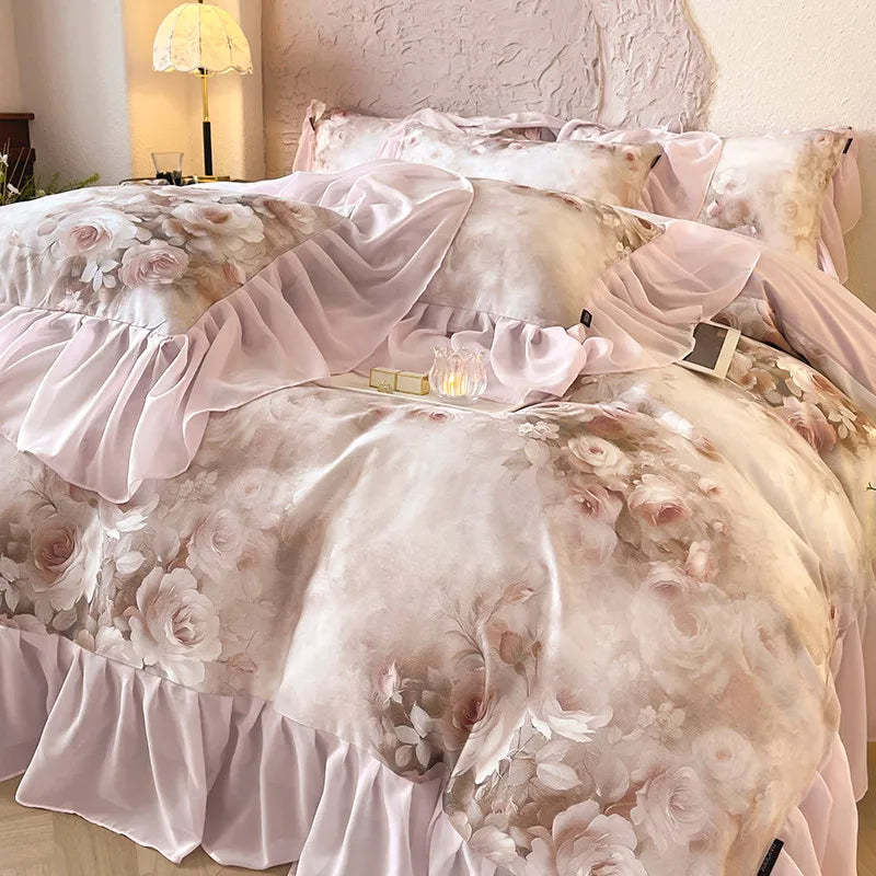 100% Cotton Brushed Hypoallergenic Elegant Bedding Set