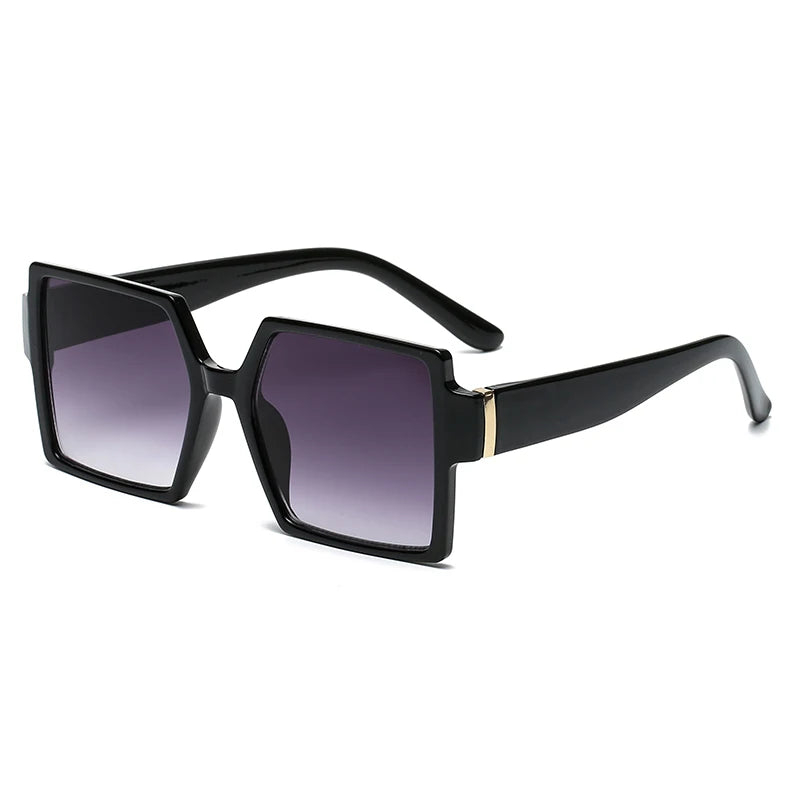 Square Large Frame Elegant Sunglasses