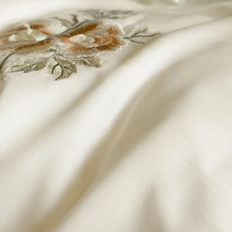 Elegant Chiffon Ruffle  Princess Bedding Set