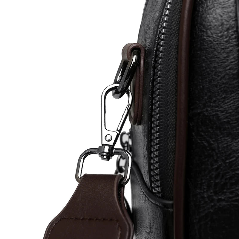 Women's Soft Leather Top-Handle Shoulder Bag