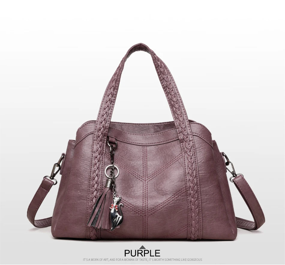 Elegant Leather Shoulder Bag