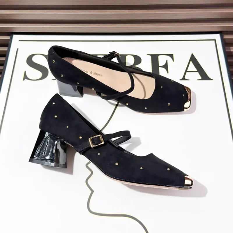 Women’s Genuine Leather Square Toe Loafers