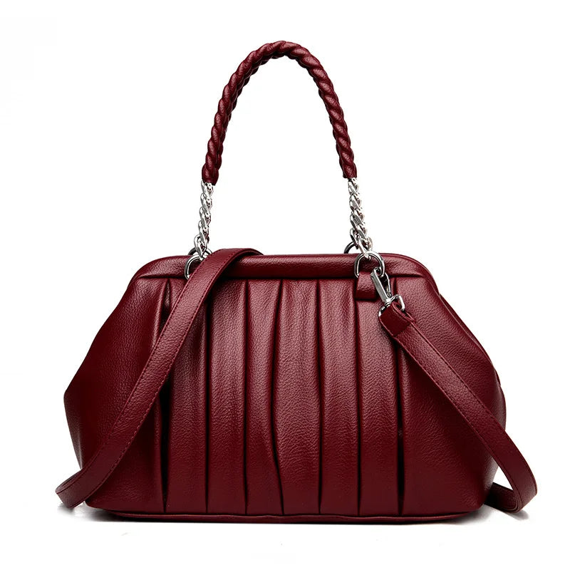Premium Large Leather Women’s Vintage Tote Bag
