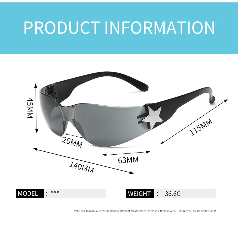 One Piece Elegant Goggle ShadesUV400