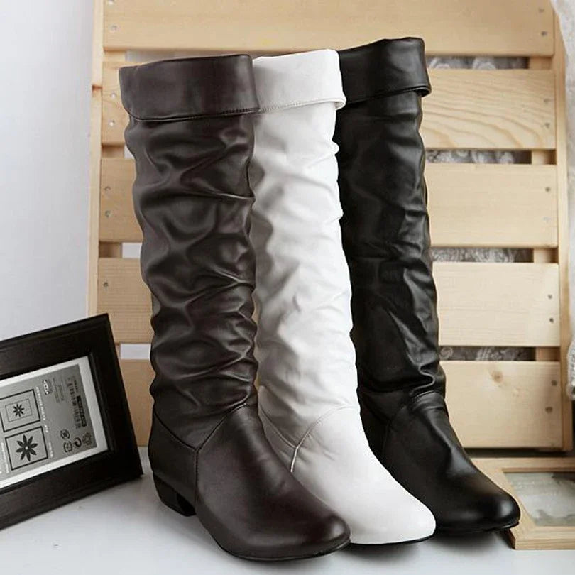 Women’s Knee-High Flat Boots