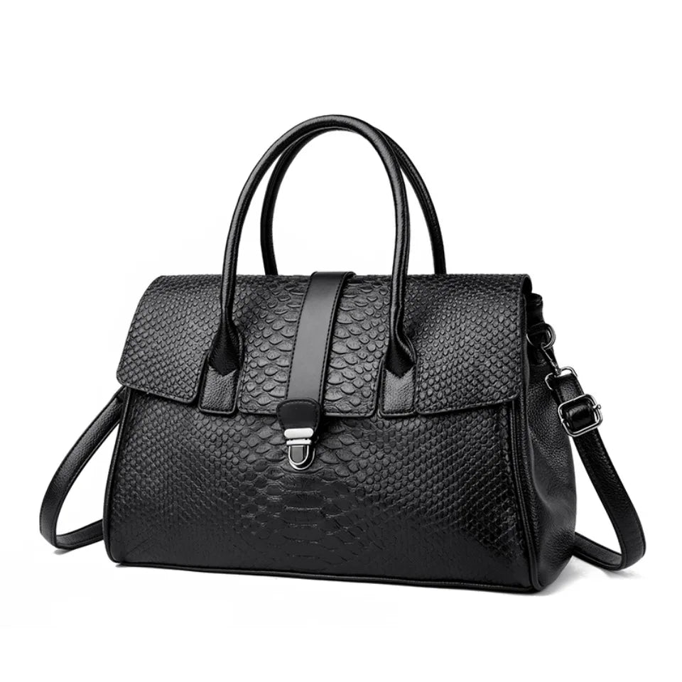Women’s Oversized Snake Pattern Tote Bag