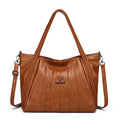 Soft Leather Weave Style Handbag