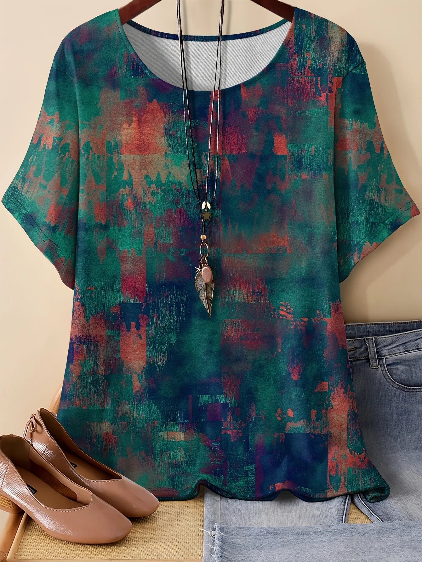 Summer Flower Butterfly T-Shirt