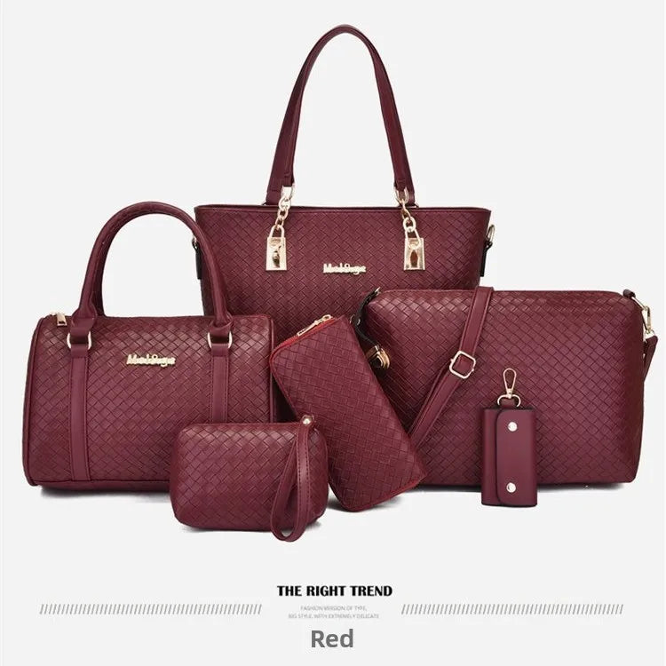 Fashion Urban Large 6-Piece Crossbody Handbag Set