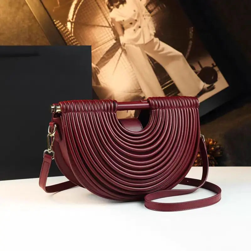Gold Handwoven Hobo Bag Designer Evening Clutch