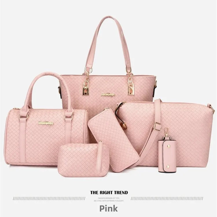 Fashion Urban Large 6-Piece Crossbody Handbag Set