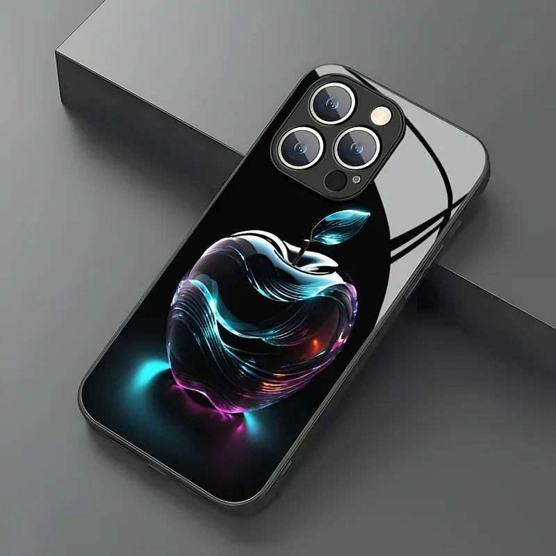 Fantasy Crystal Tempered Glass iPhone Case
