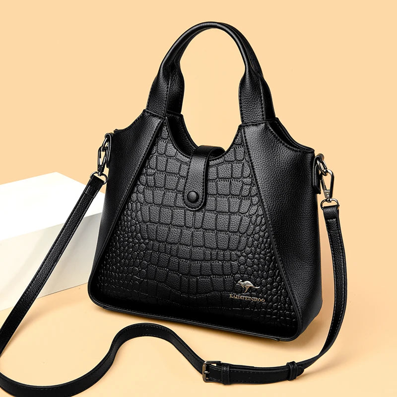 High Quality Soft PU Leather Handbag