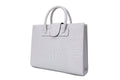 Large Crocodile Pattern Genuine Leather Shoulder Bag