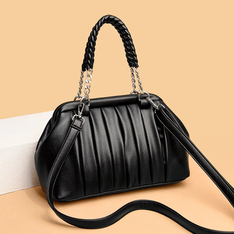 Premium Large Leather Women’s Vintage Tote Bag