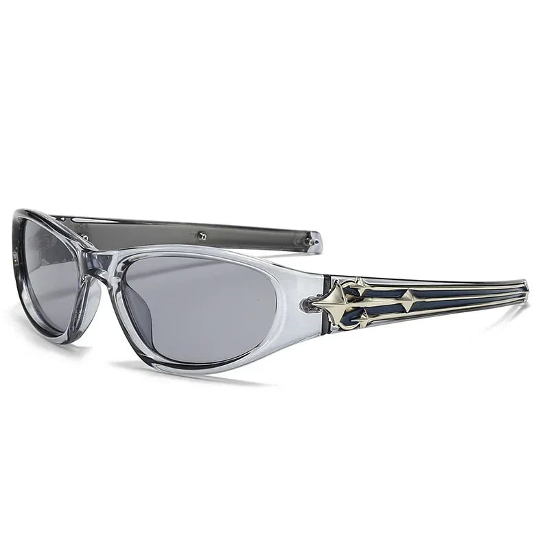 Cat Eye Sunglasses Rivet Star Sunglasses