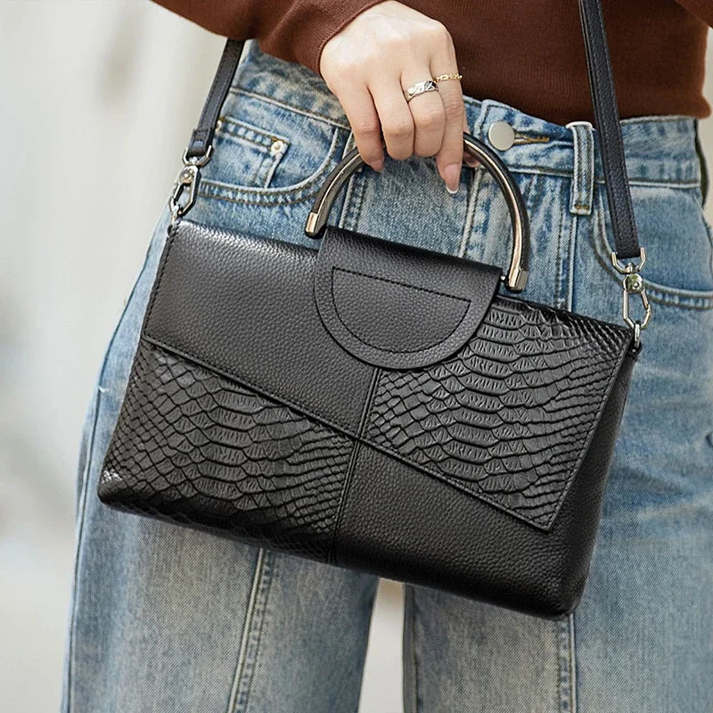 Elegant  PU Synthetic Leather Crossbody Bag