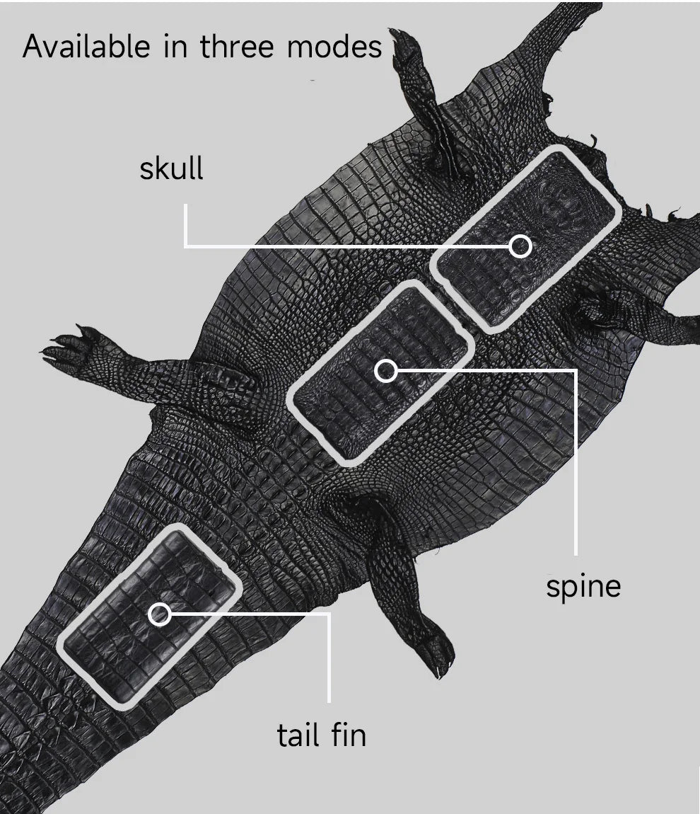 100% Genuine Crocodile Leather Phone Case For iPhone