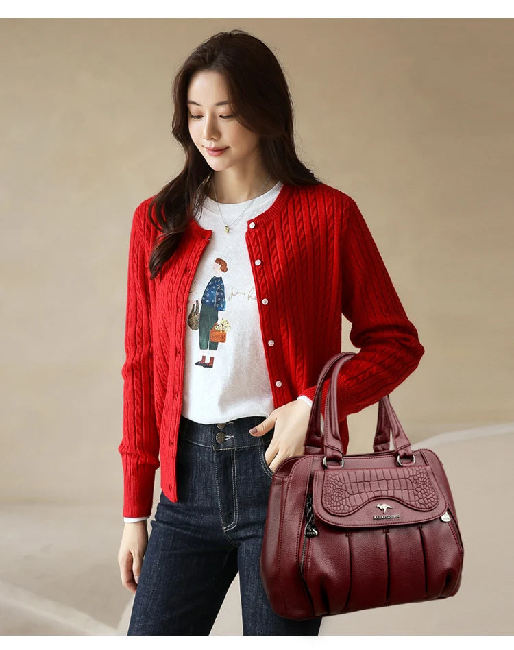 Women’s Soft Leather Shoulder Bag