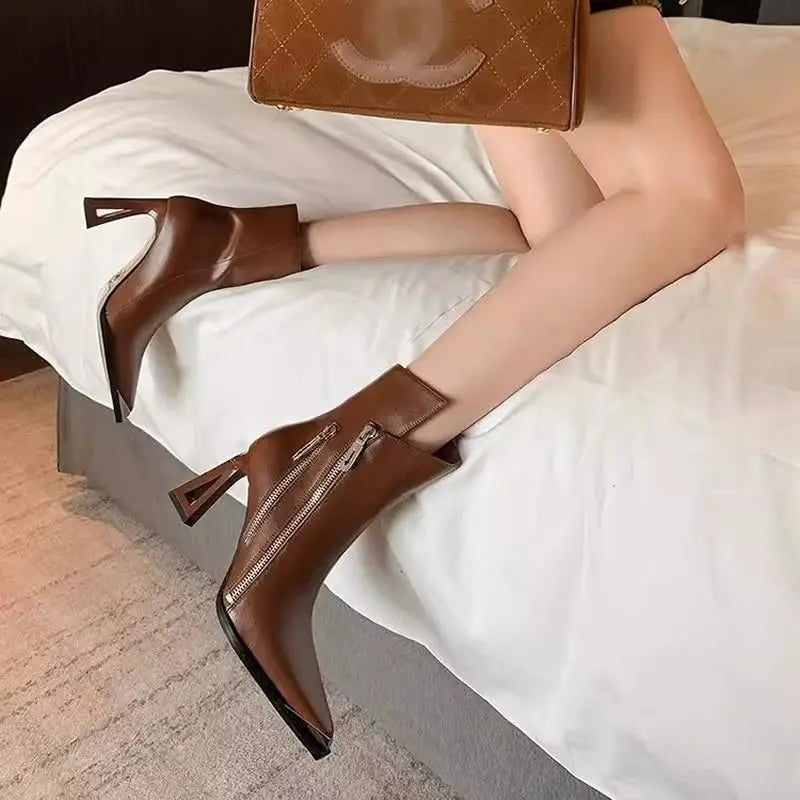 Women’s Handmade Genuine Leather Ankle Boots