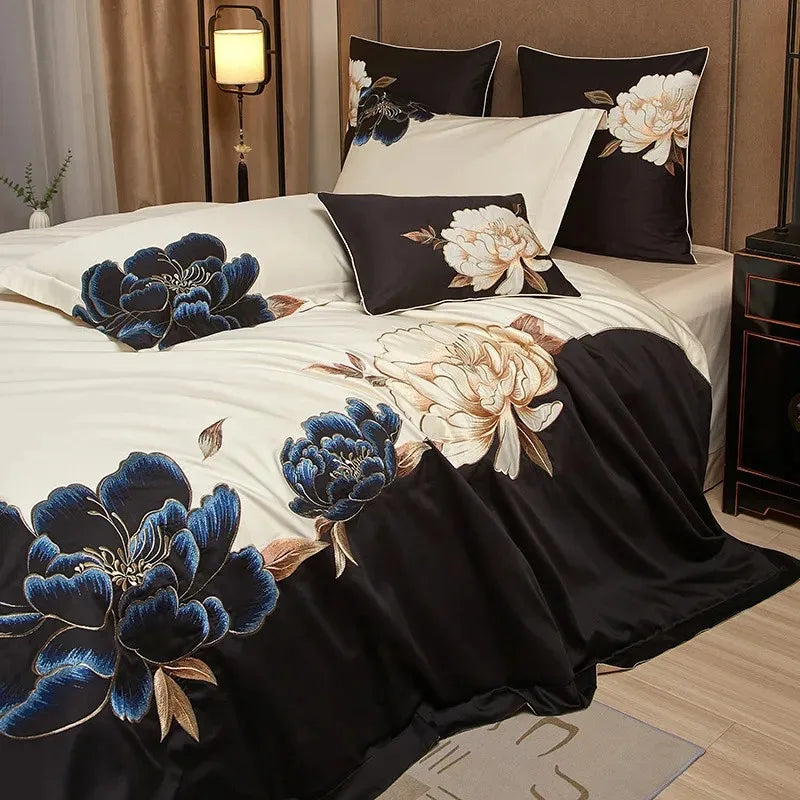 Luxurious Oriental Embroidery 600TC Egyptian Cotton