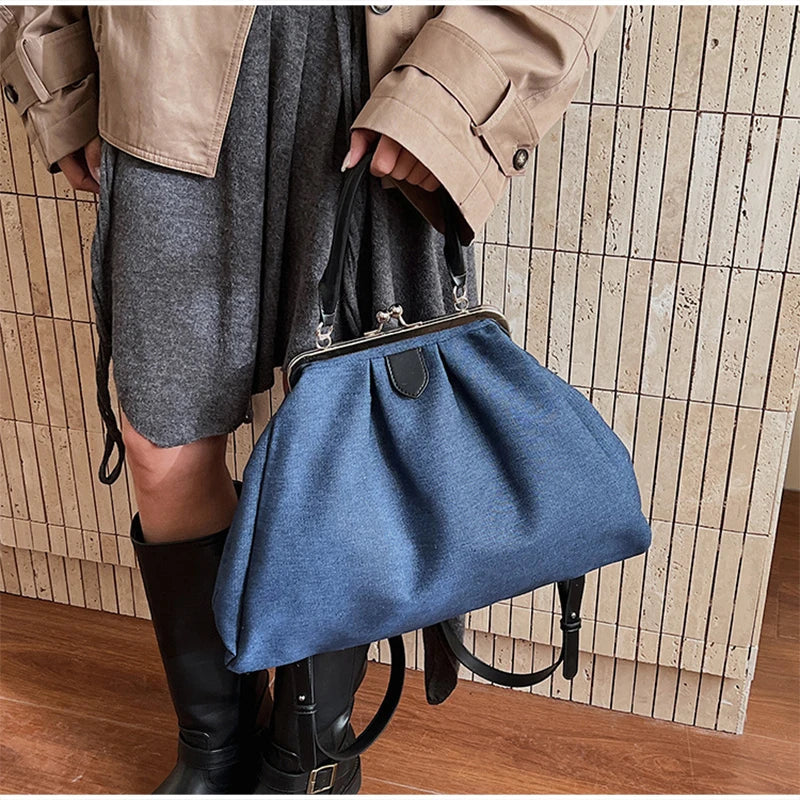 Women’s Pleated Cloud Shoulder Bag