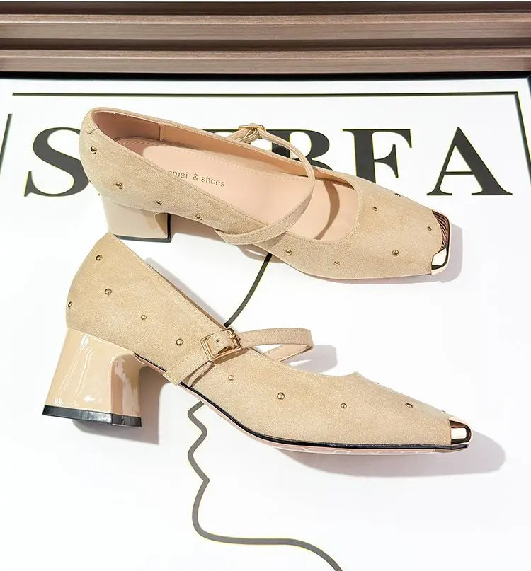 Women’s Genuine Leather Square Toe Loafers